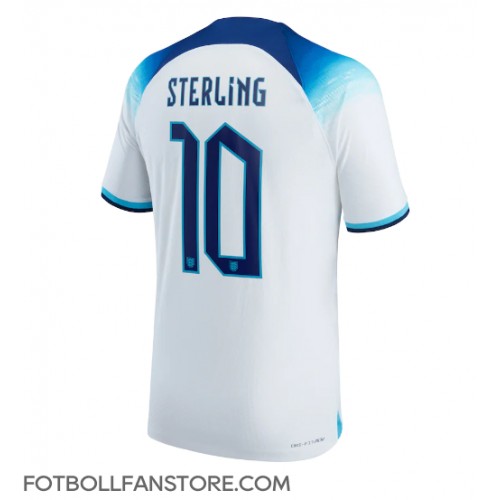 England Raheem Sterling #10 Hemma matchtröja VM 2022 Kortärmad Billigt
